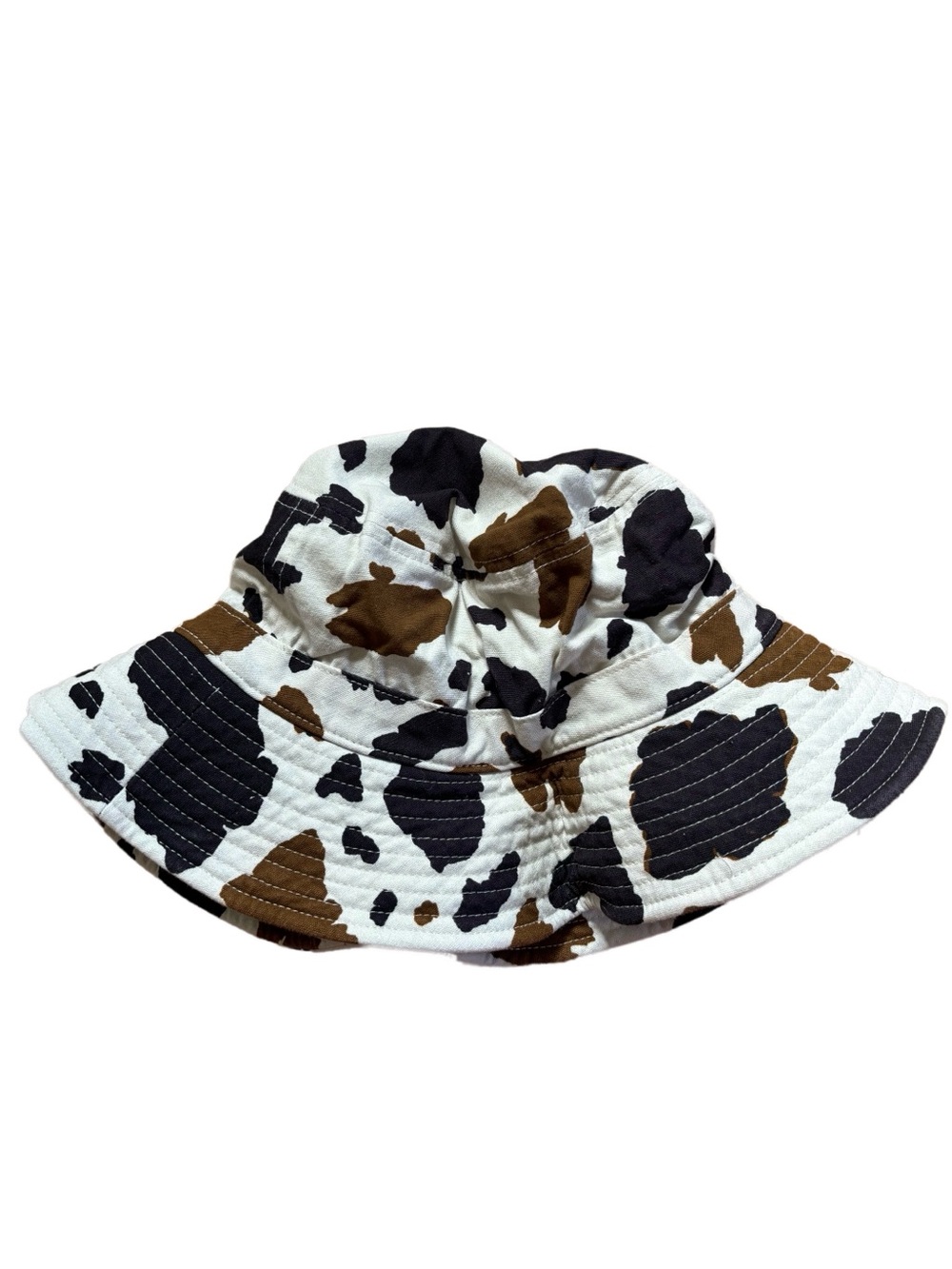 Cow print bucket hat